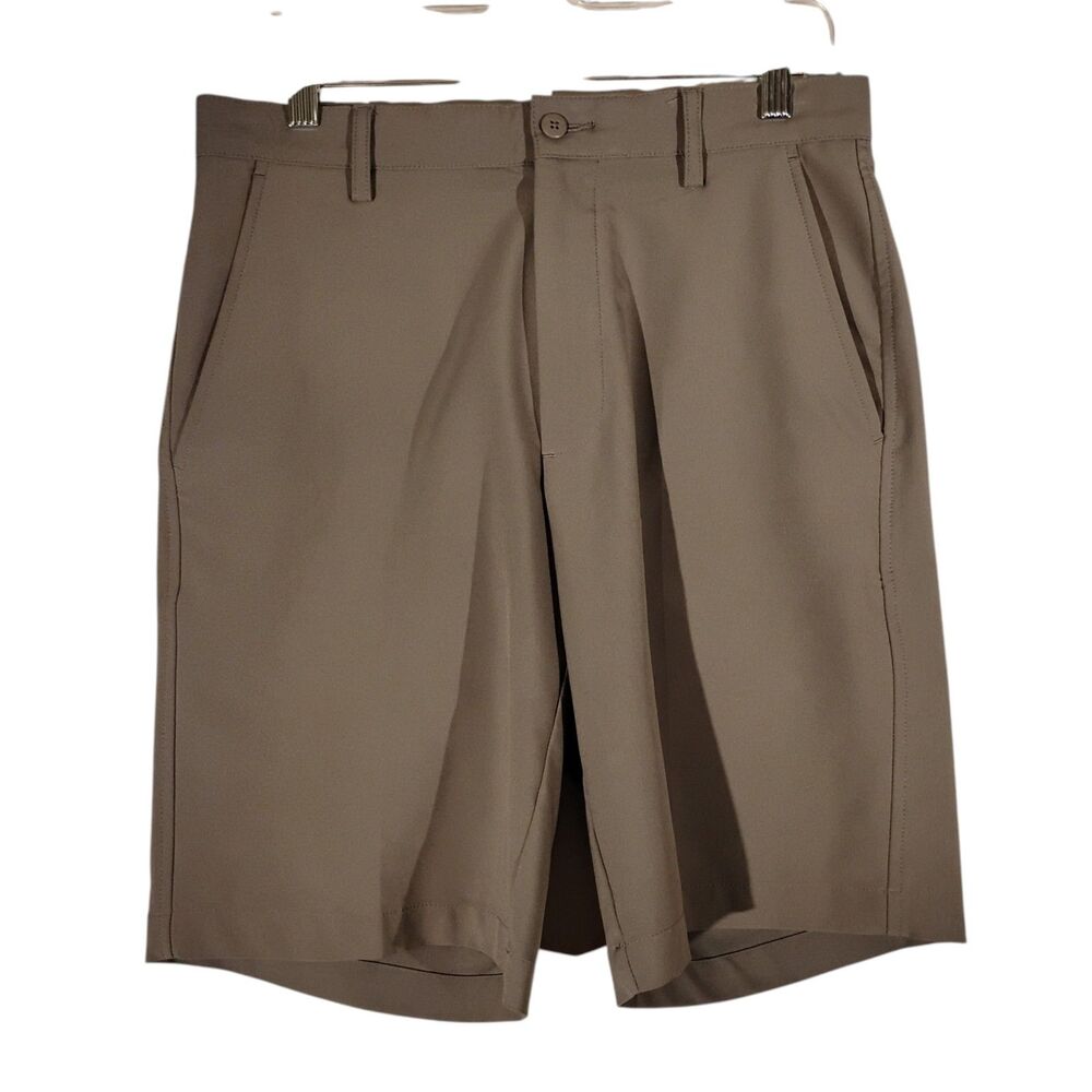 FootJoy FJ shorts mens 30 gray performance stretch golf flat front bermuda